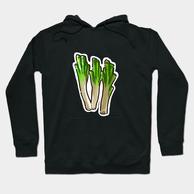 Calm Japanese Onion Hoodie by WwsNttb